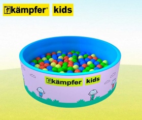 Сухой бассейн Kampfer Kids (розовый + 100 шаров) фото