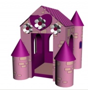 "Домик для принцессы", детский игровой домик фото