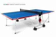 Всепогодный теннисный стол Compact Expert Outdoor 4 blue фото