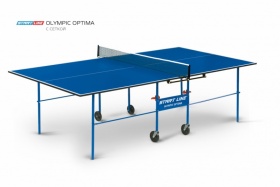 Теннисный стол Olympic Optima blue с сеткой