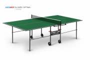 Теннисный стол Olympic Optima green с сеткой фото
